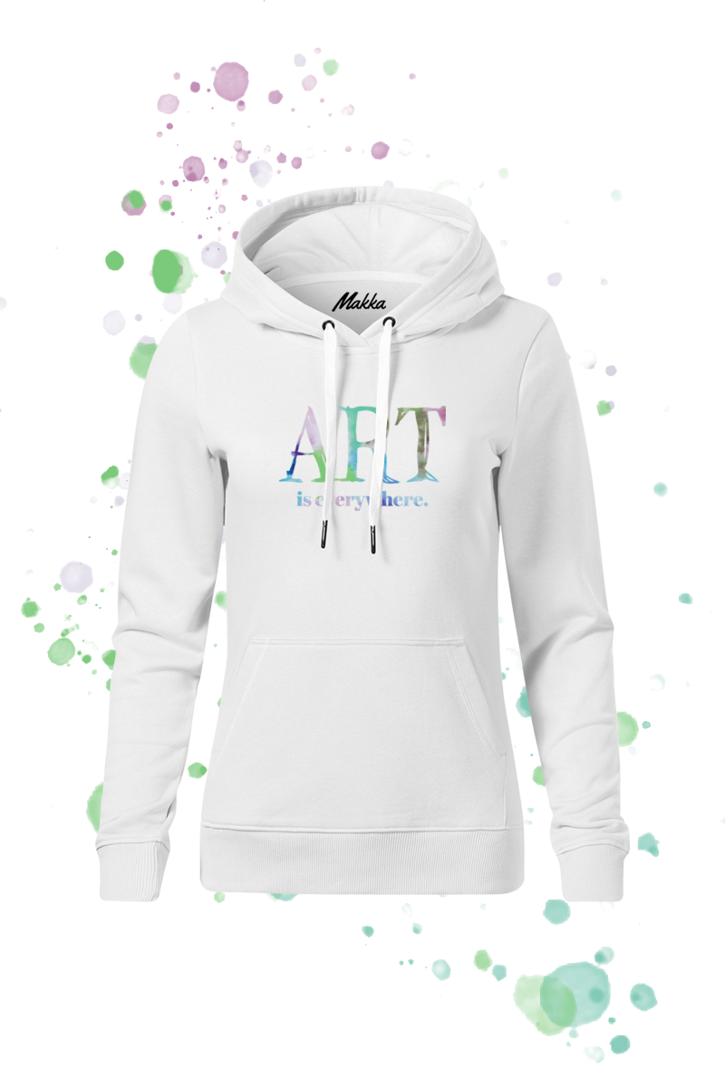 Art is everywhere női pulóver