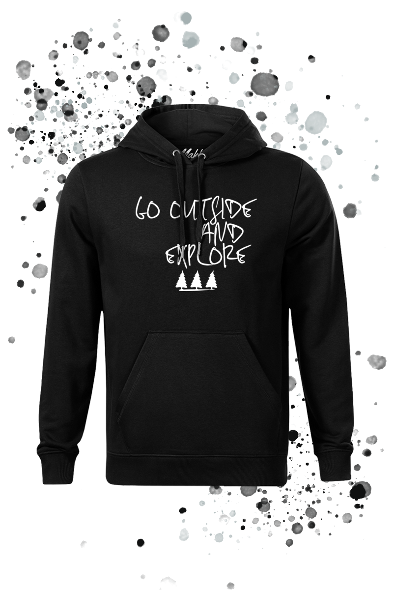 Go outside and explore férfi pulóver
