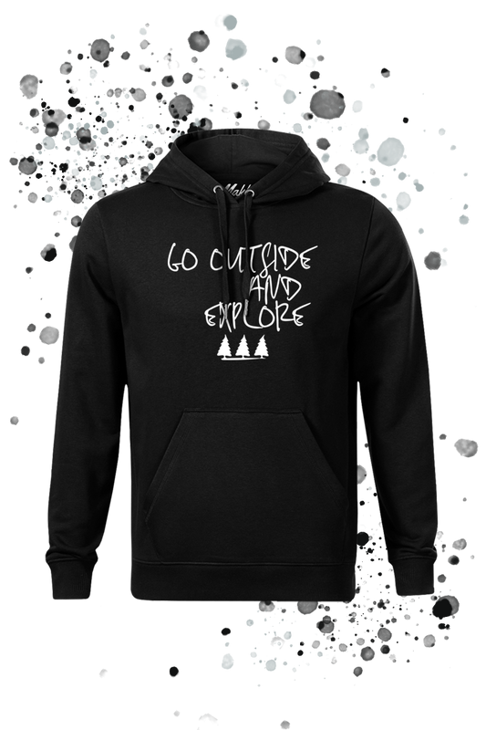 Go outside and explore férfi pulóver
