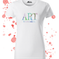 Art is everywhere női póló